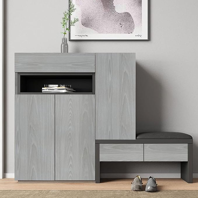 practicalWs Grey Wood Wallpaper 17.7''×787.4''