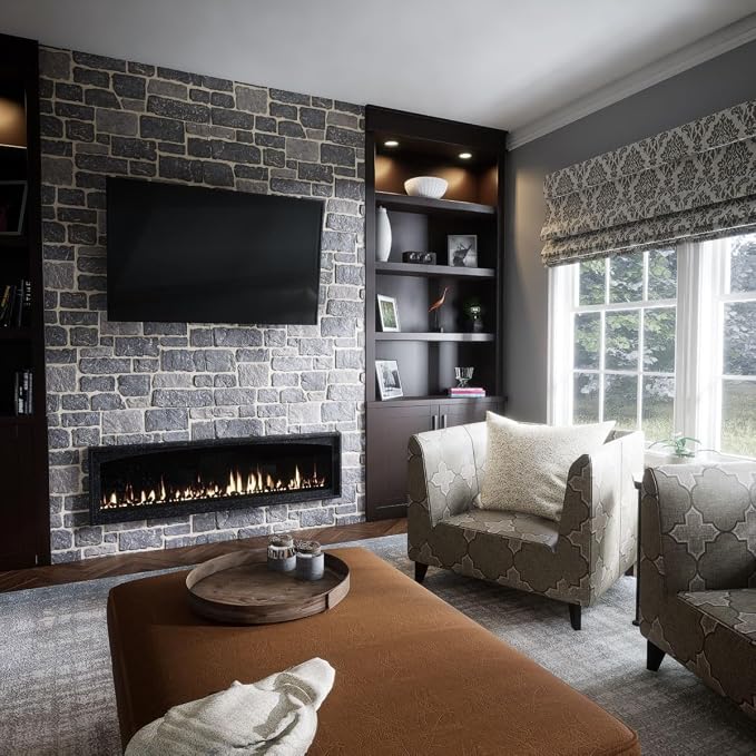 EverStone Cobblestone Faux Stone Panel, Oxford Terrace Color