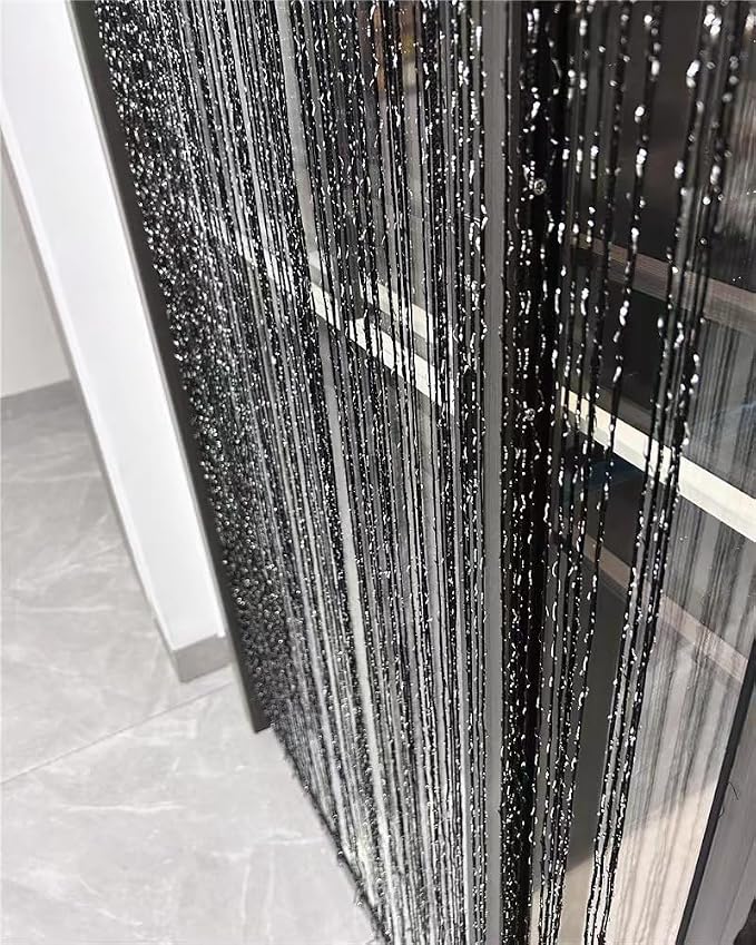 ave split Decorative Door String Curtain Wall Panel Fringe Window Panel Drapes