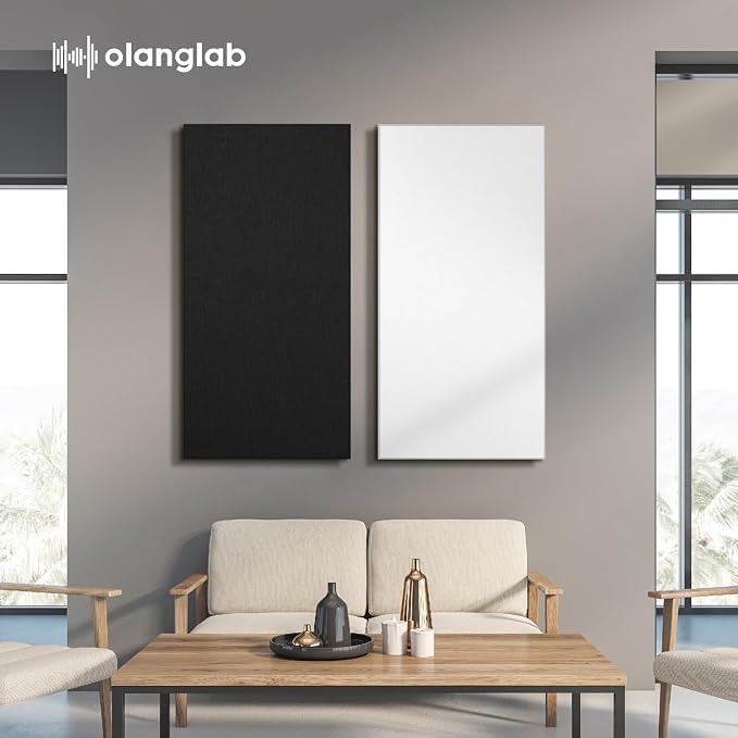Olanglab Sound Acoustic Panels 2 Pack, Large Sound Proof Panels