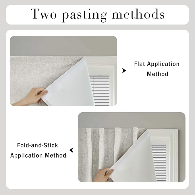 Self-Adhesive Complete 100% Blackout Curtain