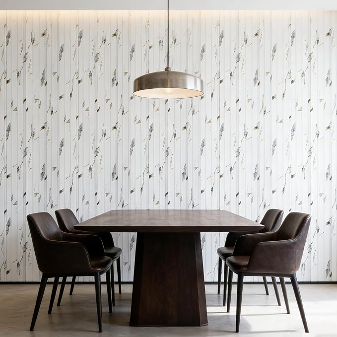 16 Pack Faux Marble Slat Wall Panels
