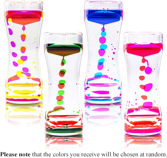 Super Z Outlet Liquid Motion Bubbler for Sensory Play, Fidget Toy, Children Activity, Desk Top, Assorted Colors (1 Piece) (Pack of 3)