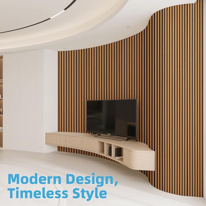 Art3d 1-Pack Acoustic Wood Slat Wall Panel