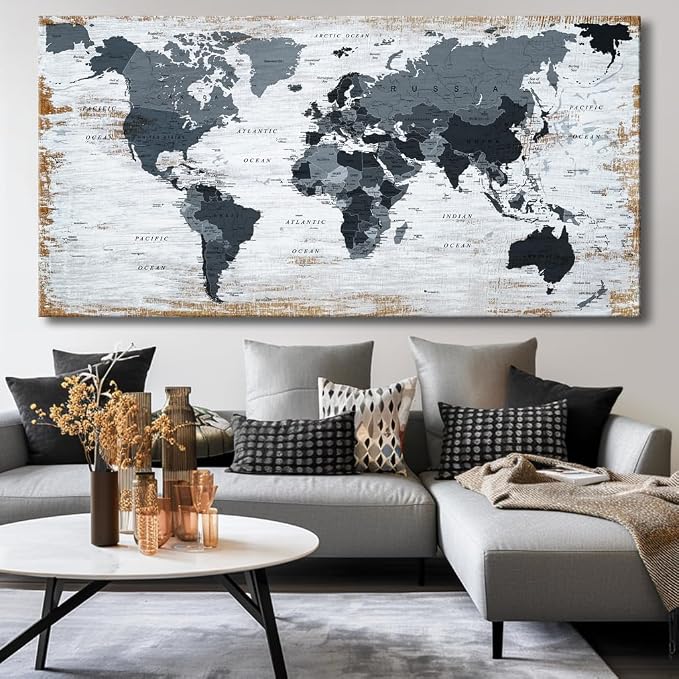 Canvas Wall Art Black Wall Decor Office Pictures