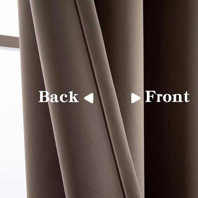 IGEMAEVE Custom Curtains for Bedroom Customsize, Grommet Light Blocking Drapes