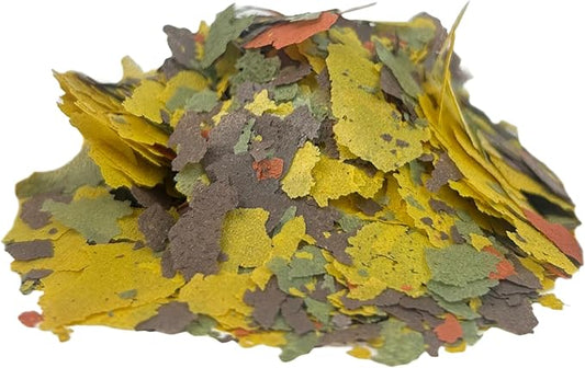 45% Blackworm & Tropical Fish Flakes for Cichlids, Discus, for All Community Tropical Fish. Aquatic Foods Flakes…1-lb 2oz Lg Jar