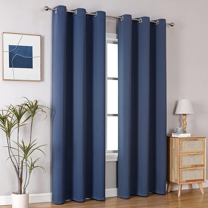 ChrisDowa Blackout Curtains 78 inches Long
