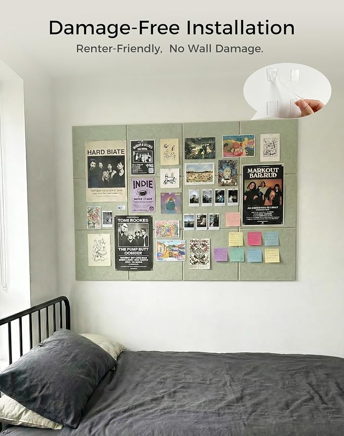 Aothia Felt Bulletin Board Tiles