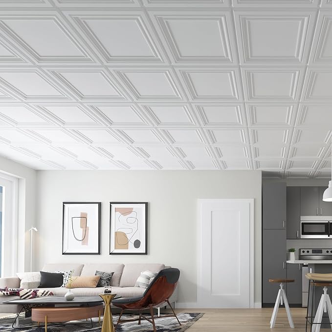 Art3d PVC Ceiling Tiles