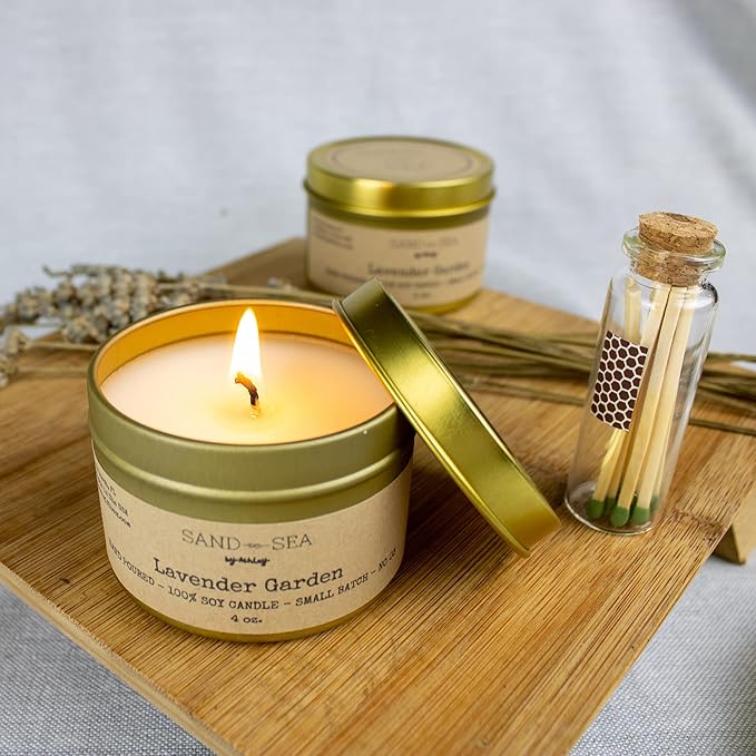 Spa Gift Basket for Women - All Natural Handmade Lavender Spa Gift Set Made with Essential Oils Relaxing and Pampering Bath and Body Spa Kit at Home
