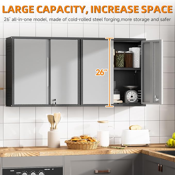 Garage Wall Cabinet, Metal Wall Cabinets