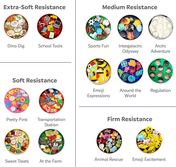 Fun & Function The Original Discovery Putty - Therapy Putty for Kids w/Hidden Space Pieces - Intergalactic Odyssey Set for Kids with Special Needs