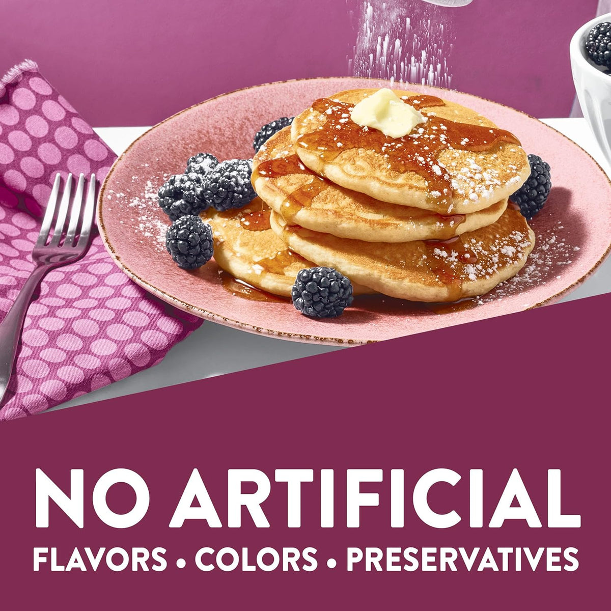 Krusteaz Sweet Cream Pancake and Waffle Mix, Light & Fluffy, 26 oz Boxes (Pack of 8)