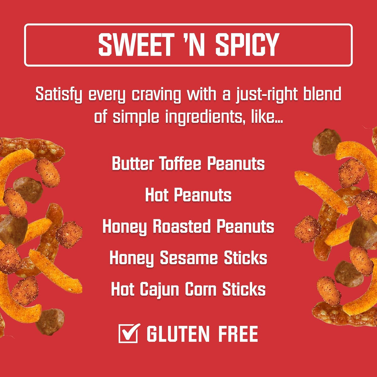 Kar’s Nuts Sweet 'N Spicy Trail Mix, 28 oz – Resealable Pouch (Pack of 1), Gluten-Free Snack Mix