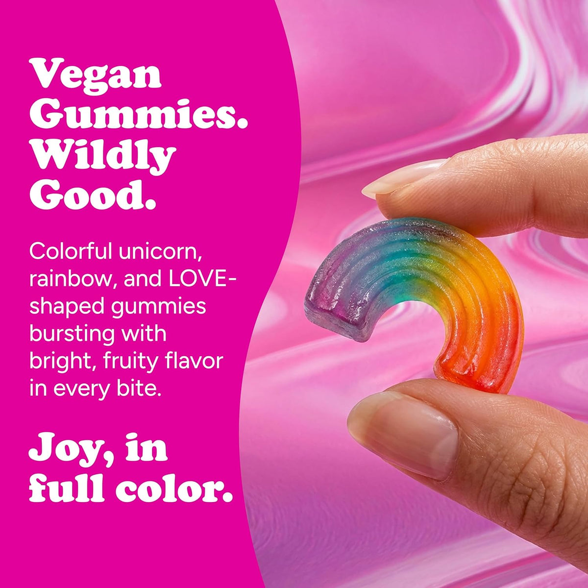 Katjes Vegan Gummy Candy Assortment, 4.9 oz Bags, 4 Flavor Pack - Rainbow Sour Wild Free Cosmic Visions Chewy Gummies – Gelatin-Free, Plant Based Sweet Fruity Snacks