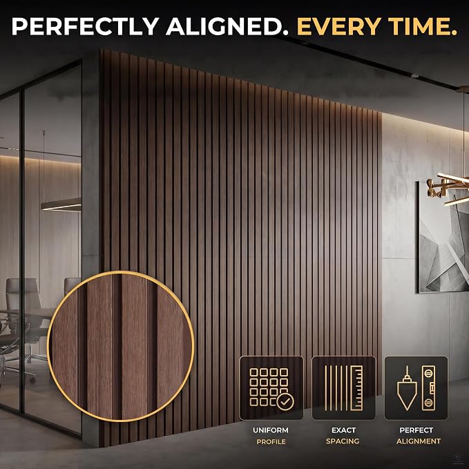 From Plain to Beautiful in Hours WPC Exterior Wall Slat Panels Waterproof