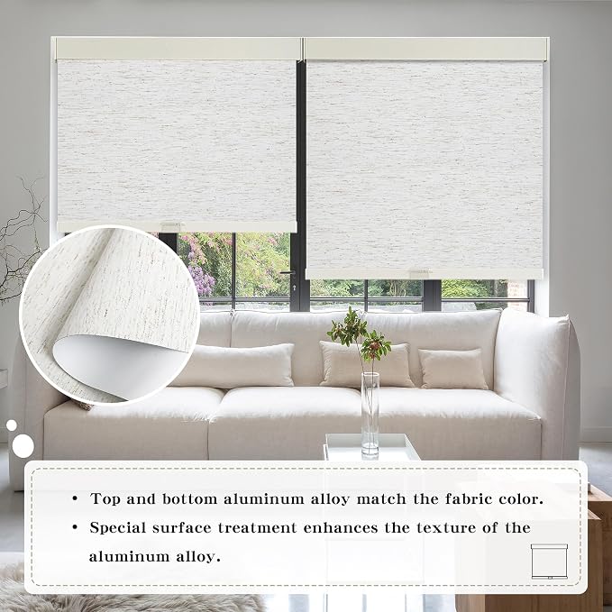 SUNOFF Cordless Blackout Roller Shades Blinds
