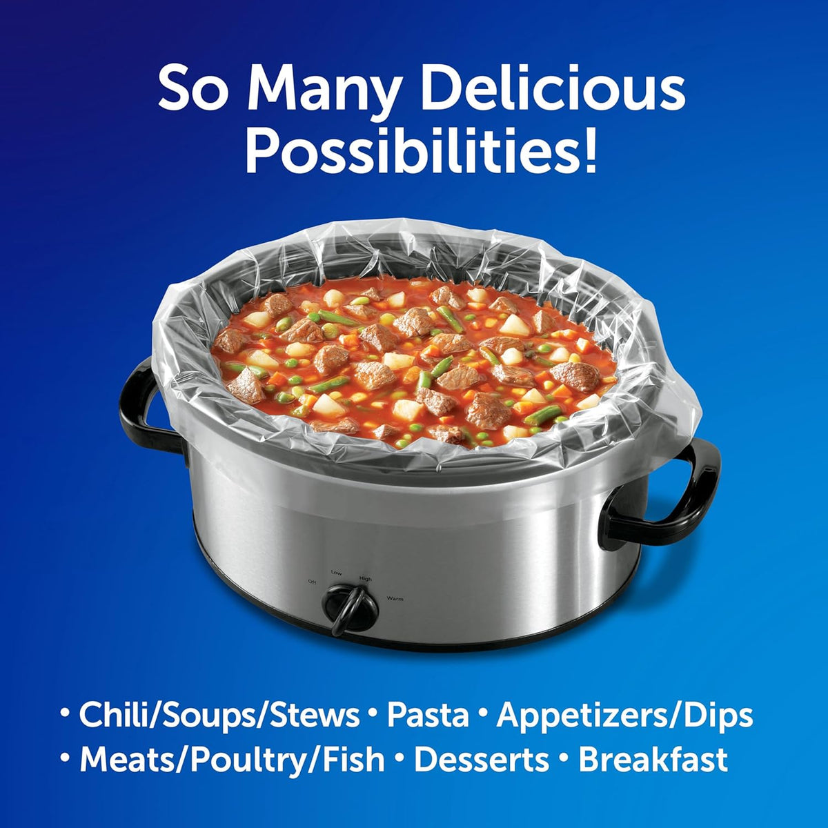 Reynolds Kitchens Slow Cooker Liners, Regular (Fits 3-8 Quarts), 6 Count