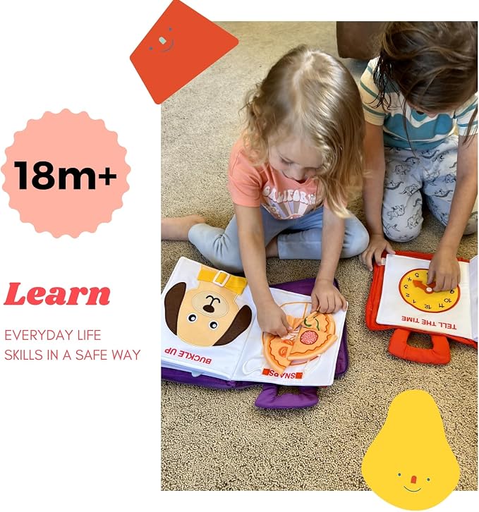 My Quiet Book for Toddlers (Pack of 2) - Travel Essentials for Toddlers 1-3