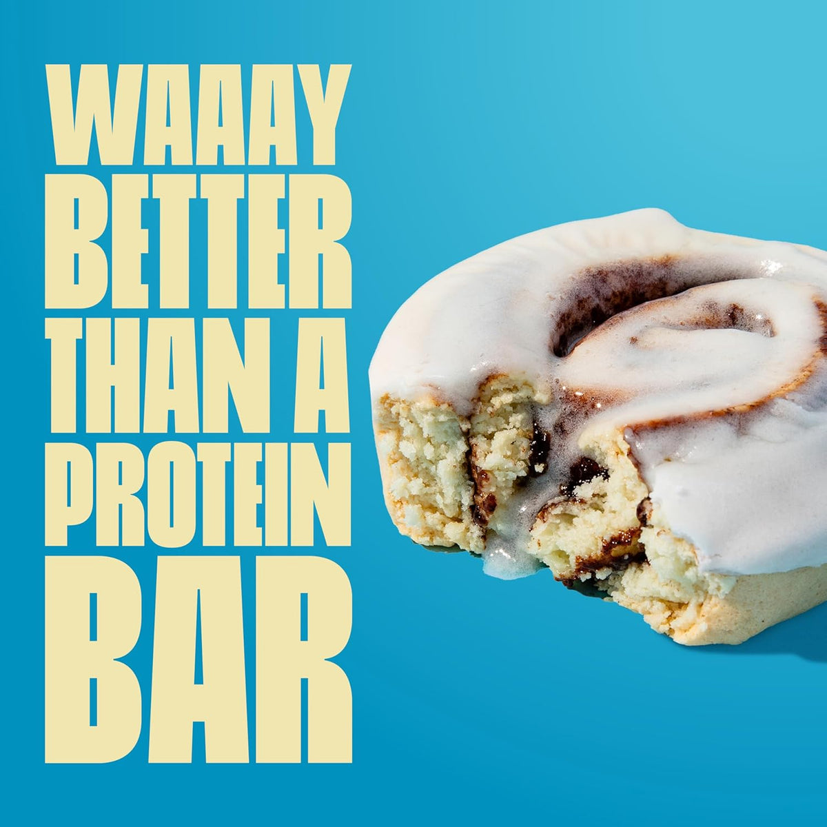 Legendary Foods Gluten-Free, Low Carb Cinnamon Roll Protein Bars, 22g Protein, 10-Pack