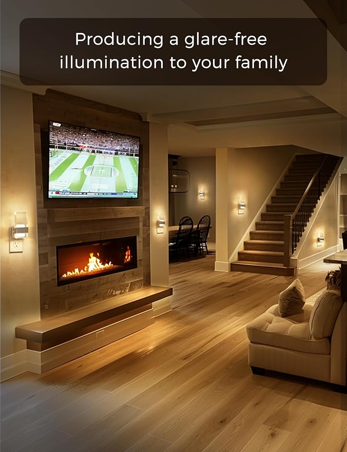 L LOHAS LED Night Light, Night Lights Plug Into Wall, Dusk-to-Dawn Sensor