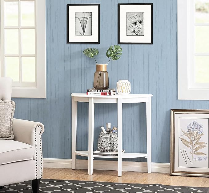 Dviolet Blue Grasscloth Textured Fabric Contact Paper Peel and Stick Boho