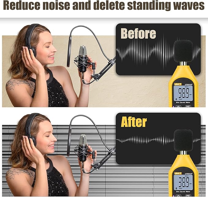 48 Pack Sound Proof Foam Panels, Decorative Soundproof Wall Panels Sound