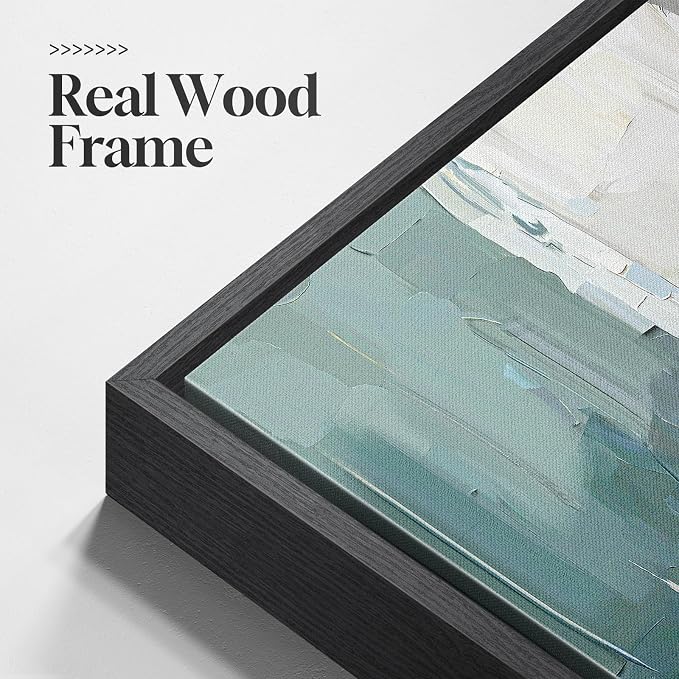 Framed Colorful Abstract Wall Art