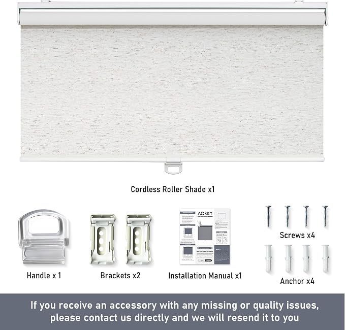 Cordless Roller Shades Blackout Blinds