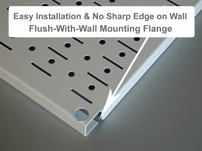 Wall Control Pegboard 32in x 16in Green Metal Pegboard Tool Board Panel