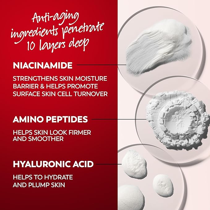 Olay Face Moisturizer, Regenerist Micro-Sculpting Cream for Women, Fragrance-Free - Hydrating, Anti-Aging, Anti-Wrinkle, Firming Skin Care - Hyaluronic Acid, Niacinamide, Amino Peptides, 1.7 Oz