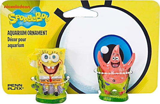 Penn-Plax Spongebob & Patrick-SBCP1 Filter Accessory, 1 IN, Multi-Color
