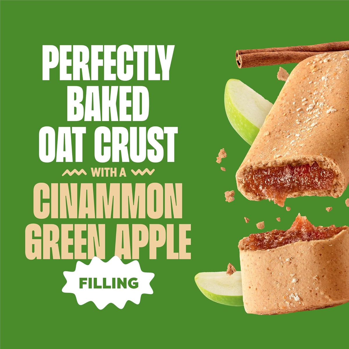 Glutino Gluten Free Oven Baked Bar, Apple Cinnamon, Naturally Flavored, 5 ct