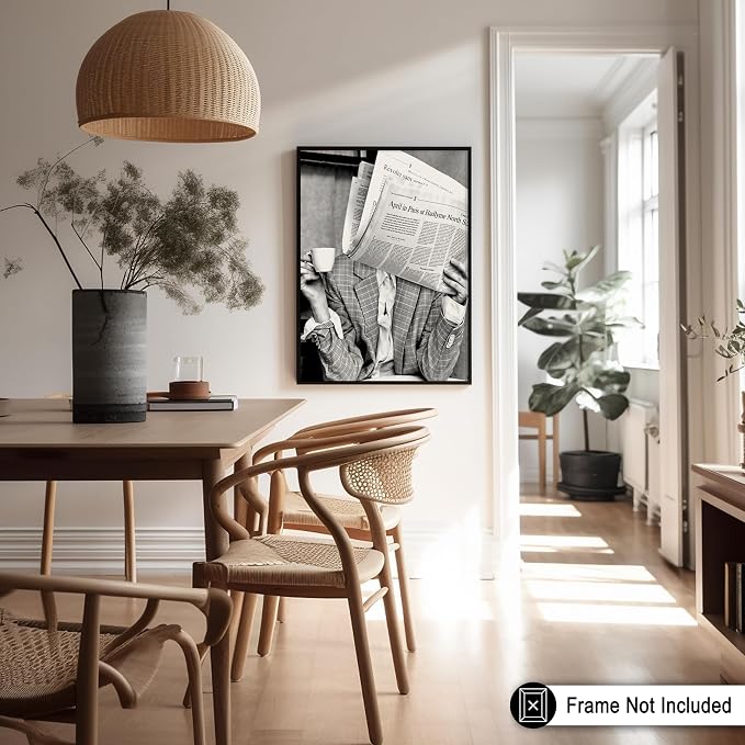 Poster Master Drinking Coffee Print