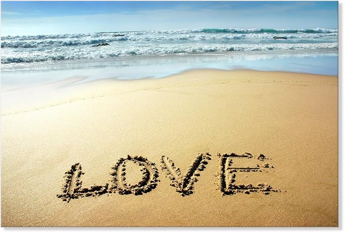 Goldfoilart Beach Canvas Wall Art
