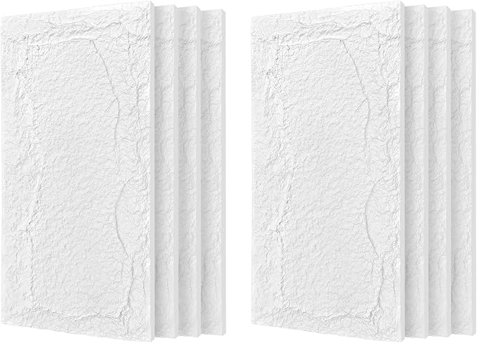 3D Faux Stone Wall Panels, Lightweight & Waterproof Accent Marble Stone Skin