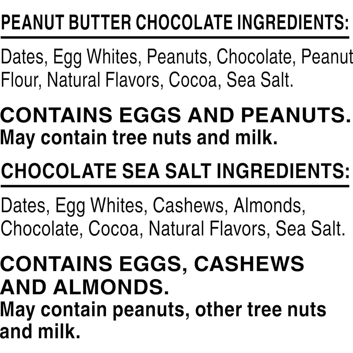 rxbar mini protein bars, 7.3oz box, 8 count, variety pack, peanut butter chocolate and chocolate sea salt