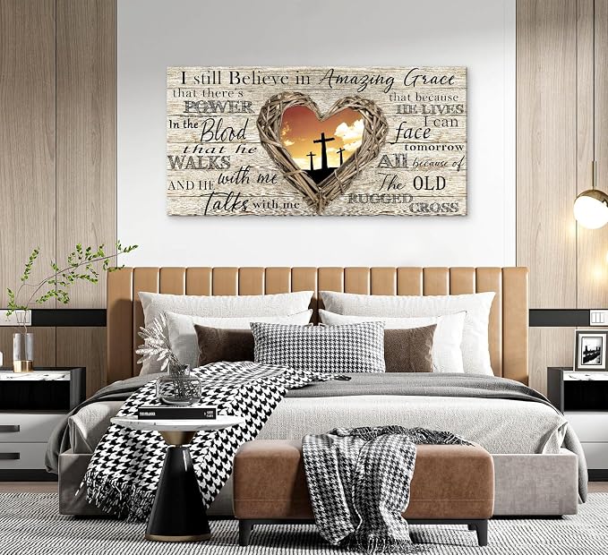 Cao Gen Decor Art A63598 Amazing Grace Wall Art Decor Canvas Print Picture