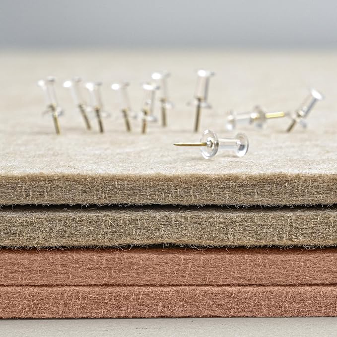 Lightomorrow Bulletin Board, 35 x 17 1/2 inches Felt Board
