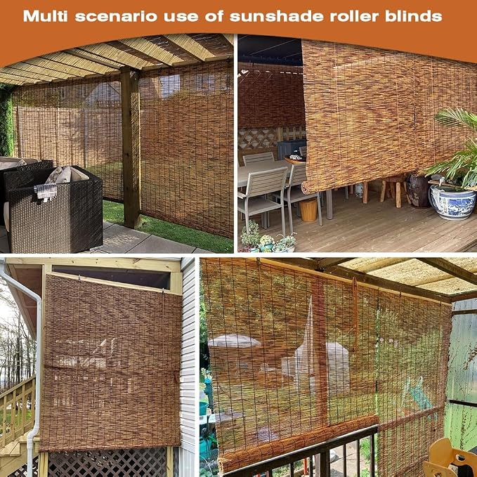 Patio Shades from Bamboo Outdoor Roll up Shades