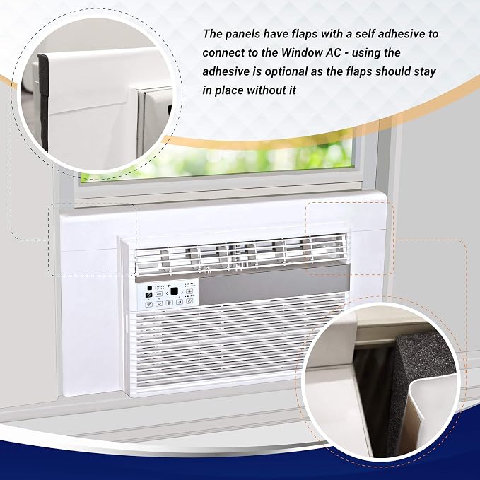 Breeze Stop Surround Insulation Side Panels White