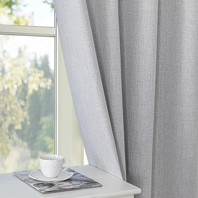 Blackout Curtains Customsize for Bedroom, 100% Black Out Curtains 1 Panel