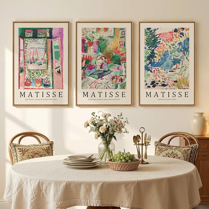 Framed Abstract Matisse Wall Art