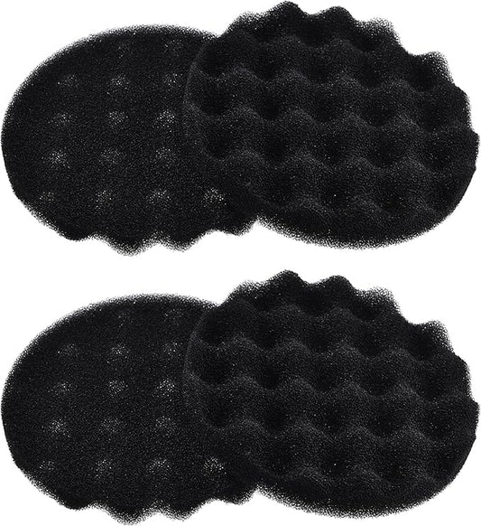 Aquarium Filter Pads Compatible with FX4 / FX5 / FX6 Canister Filter Media Replacement Parts (Sponge, 4 Pcs)