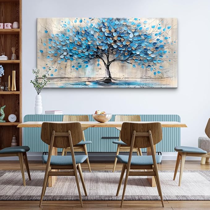Lapremoly Textured Abstract Wall Pictures Artwork Large Wall Decor