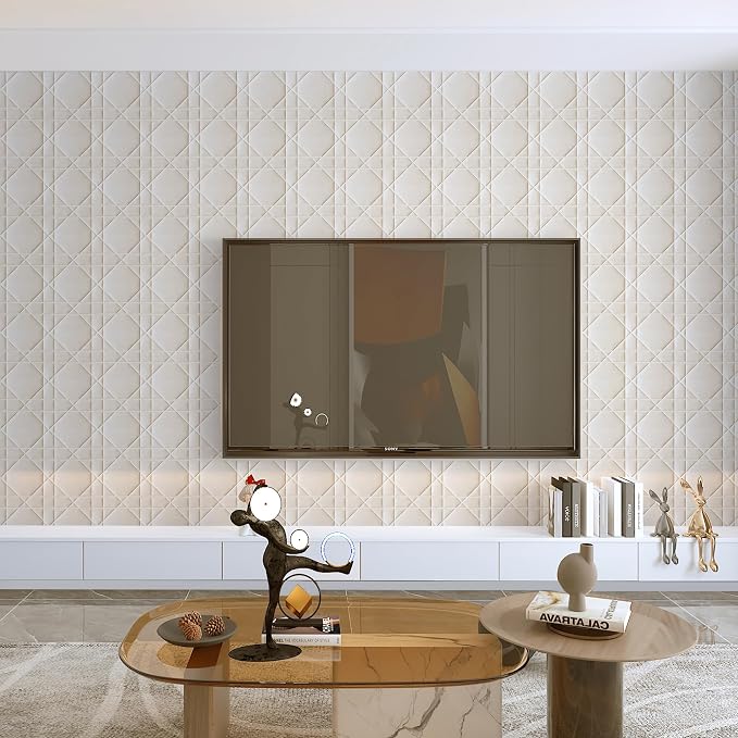 Velvet 3d wall panels for Interior wall Decor peel and stick, Soundproof