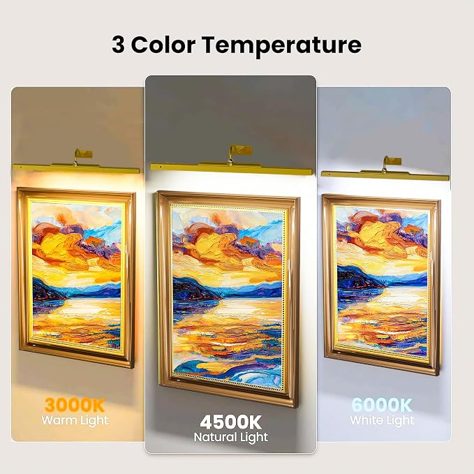 24 Inch Battery Powered Picture Light 6000mAh