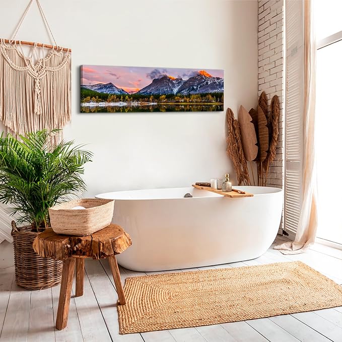 Sunset Landscape Canvas Wall Art