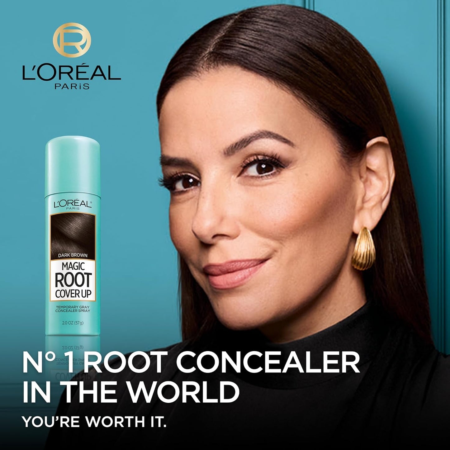 L'Oreal Paris Magic Root Cover Up Spray For Blondes with Dark Roots, Color Concealer, Ammonia and Peroxide Free, Light Blonde, 2 fl. oz.